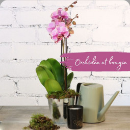 Fleuriste mariage Nancy : livraison de bouquet de fleurs Poséidon & sa bougie parfumée