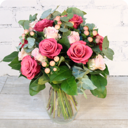 Candice, bouquet de roses, livraison fleurs Nancy