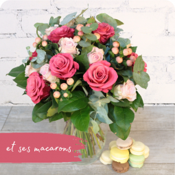 Candice, bouquet de roses, livraison fleurs Nancy