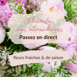 Bouquet du fleuriste avec des pivoines - livraison interflora Nancy