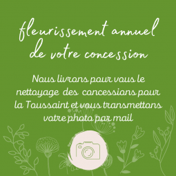 Fleurissement de tombe