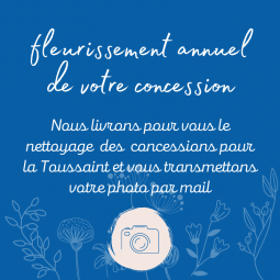 Fleurissement de tombe