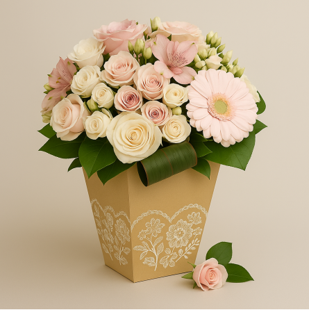 Fleurs deuil, deces et enterrement Nancy par fleuriste Interflora : bouquet de fleurs rose Secret Fleurs deuil, deces et enterrement Nancy par fleuriste Interflora : bouquet de fleurs rose Secret