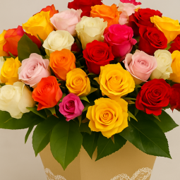 Fleurs deuil, deces et enterrement frouard par fleuriste Interflora : bouquet bulle rond de roses Mélirose