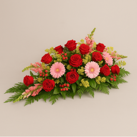 Fleurs deuil, deces et enterrement Villers par fleuriste Interflora Bouquet deuil varié Fleurs deuil, deces et enterrement Villers par fleuriste Interflora Bouquet deuil varié