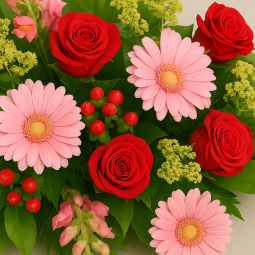 Fleurs deuil, deces et enterrement Villers par fleuriste Interflora  Bouquet deuil varié