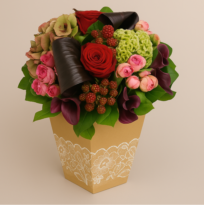 Fleurs deuil, deces et enterrement Nancy par fleuriste Interflora : Fleuriste à Essey - Prune