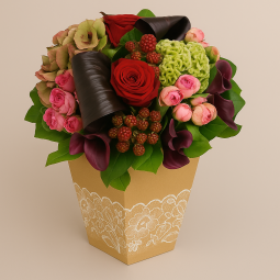 Fleurs deuil, deces et enterrement Nancy par fleuriste Interflora : Fleuriste à Essey - Prune