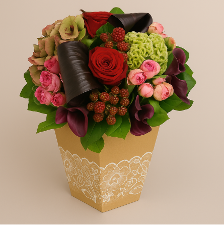 Fleurs deuil, deces et enterrement Nancy par fleuriste Interflora : Fleuriste à Essey - Prune