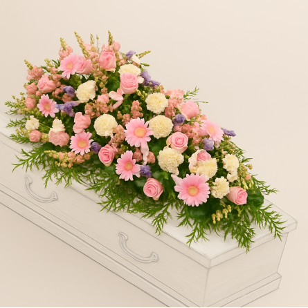 Fleurs deuil, deces et enterrement Nancy par fleuriste Interflora souvenir dessus de cercueil Fleurs deuil, deces et enterrement Nancy par fleuriste Interflora souvenir dessus de cercueil