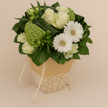 Fleurs deuil, deces et enterrement Nancy par fleuriste Interflora : bouquet bulle rond de fleurs blanches Colombe Fleurs deuil, deces et enterrement Nancy par fleuriste Interflora : bouquet bulle rond de fleurs blanches Colombe
