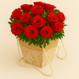 Fleurs deuil, deces et enterrement Nancy par fleuriste Interflora : bouquet bulle rond de roses rouges Passion