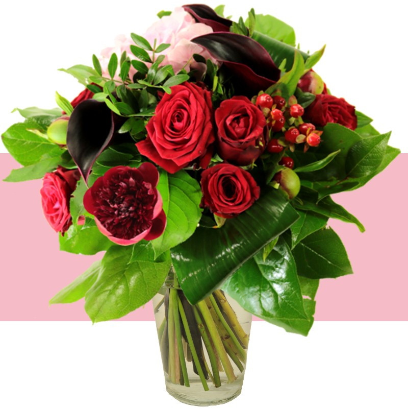 Fleurs anniversaire en bouquet  pour un joyeux anniversaire - livraison gratuite -  bouquet de fleurs Charmant