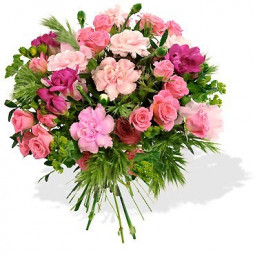 Fleurs anniversaire en bouquet  pour un joyeux anniversaire - livraison gratuite -  bouquet Candy