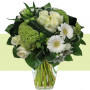 Fleuriste Nancy - Candeur - bouquet de fleurs blanches - Fleur de naissance ou mariage - livraison de bouquet de fleurs à Nancy