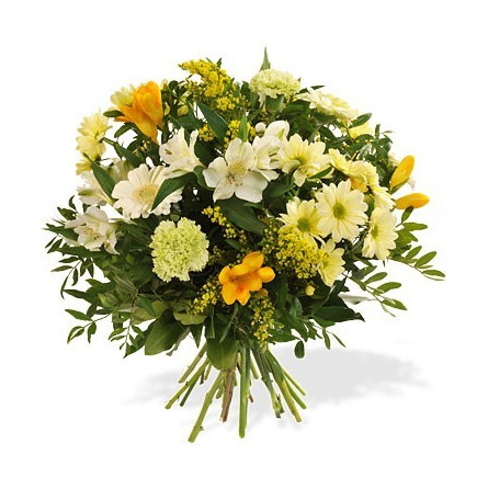 Fleurs anniversaire en bouquet  pour un joyeux anniversaire - livraison gratuite -  bouquet Amie