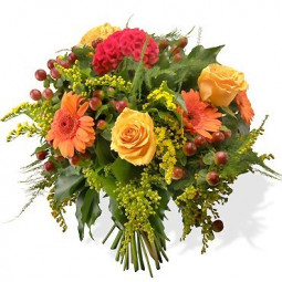 Fleurs anniversaire en bouquet  pour un joyeux anniversaire - livraison gratuite -  bouquet Cherry