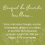 Bouquet du fleuriste tons blancs - livraison interflora Nancy